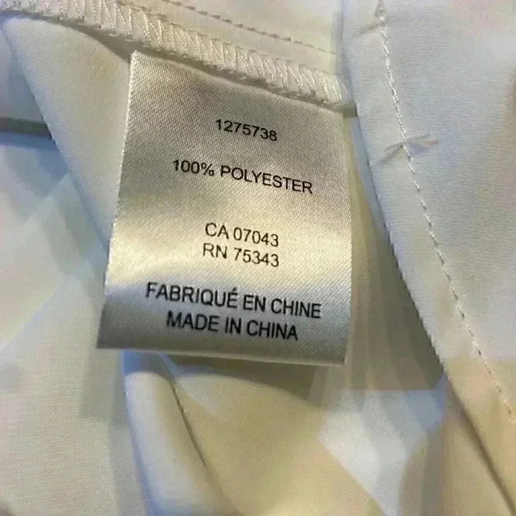 Joie Women's Mock Neck Blouse Medium White Embroidered Sleeveless Sheer Career - Picture 9 of 10